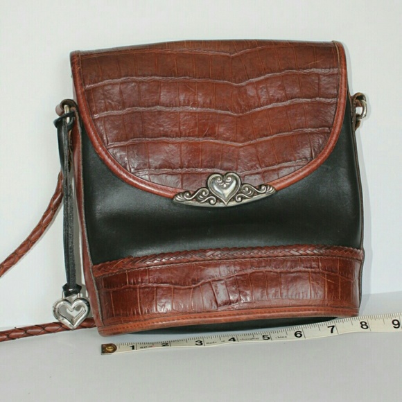 Brighton vintage leather crossbody bucket bag - Picture 1 of 8
